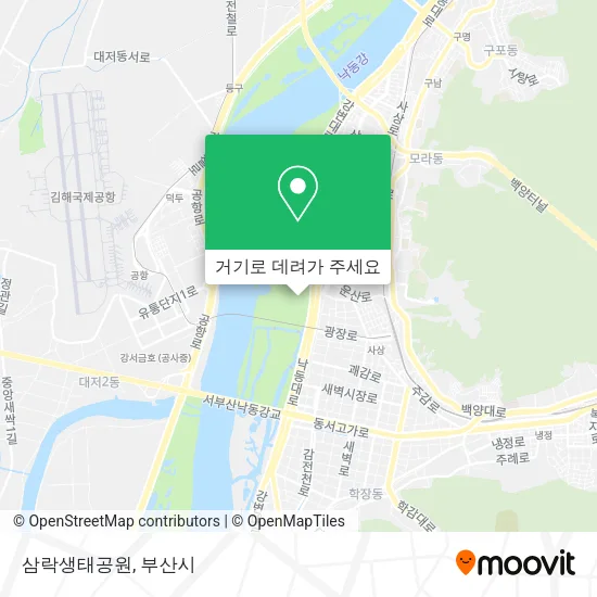 삼락생태공원 지도