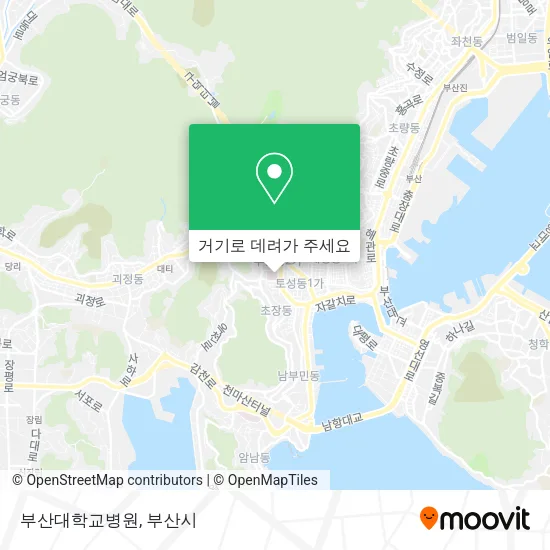 부산대학교병원 지도