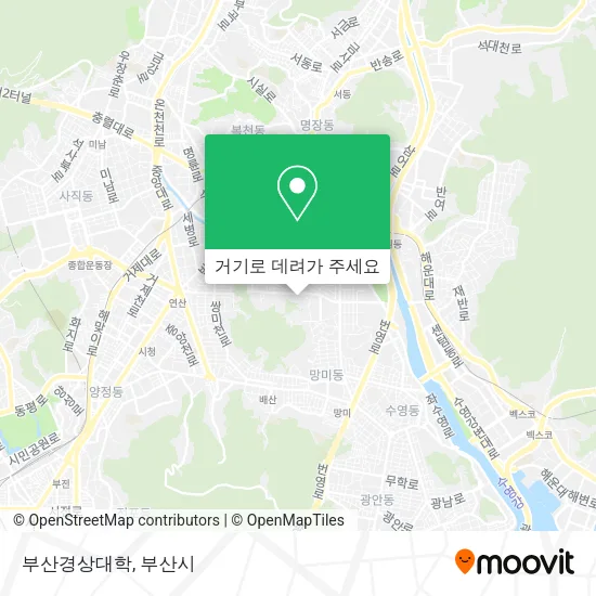 부산경상대학 지도