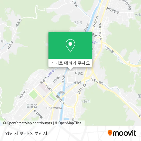 양산시 보건소 지도