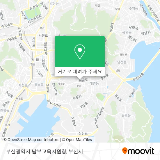 부산광역시 남부교육지원청 지도