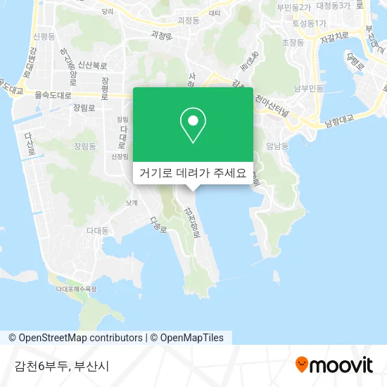 감천6부두 지도