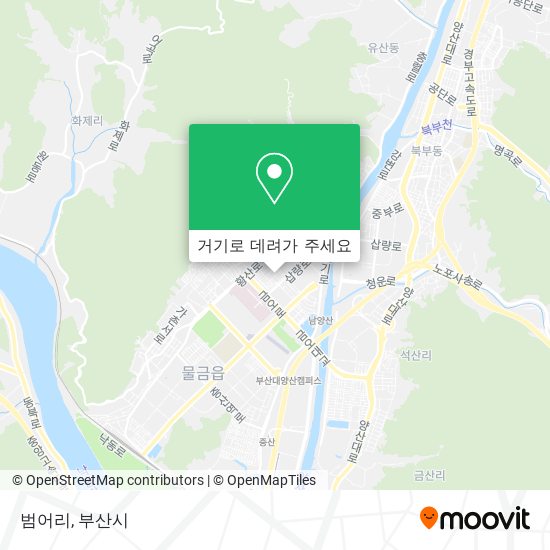 범어리 지도