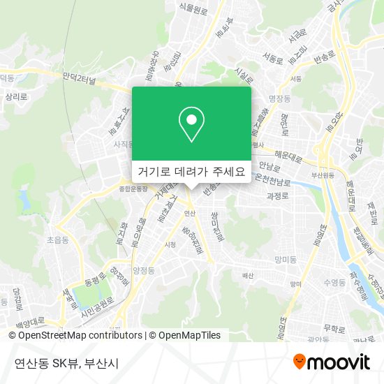 연산동 SK뷰 지도