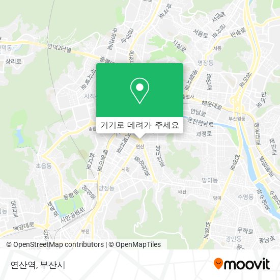 연산역 지도