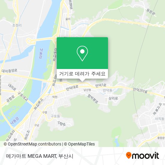 메가마트 MEGA MART 지도