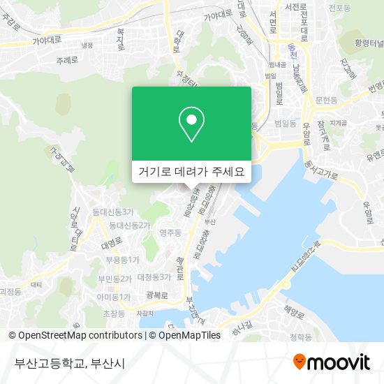 부산고등학교 지도