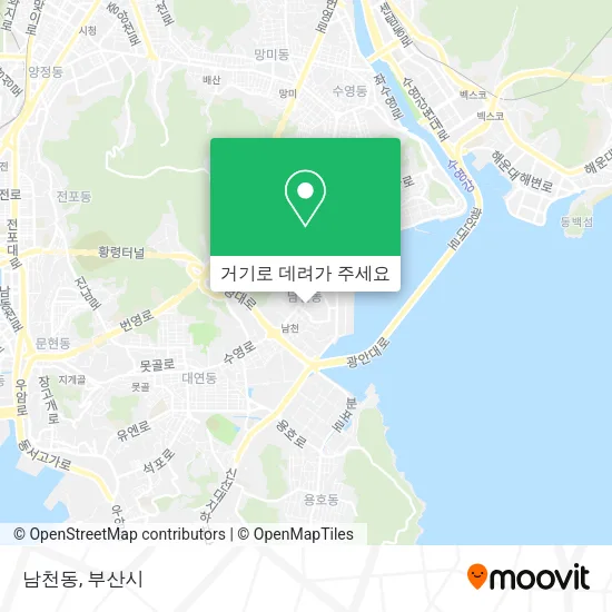 남천동 지도