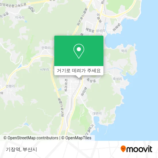 기장역 지도