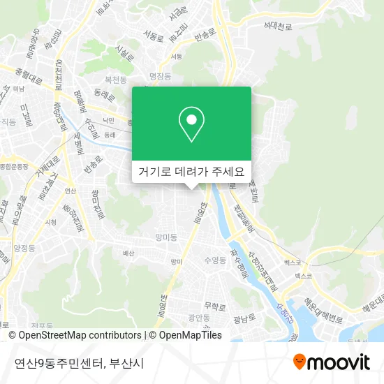 연산9동주민센터 지도