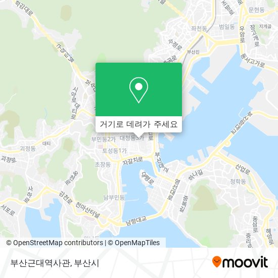 부산근대역사관 지도