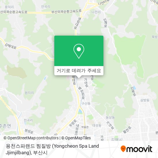 용천스파랜드 찜질방 (Yongcheon Spa Land Jjimjilbang) 지도