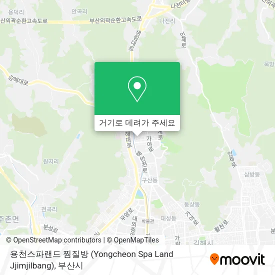 용천스파랜드 찜질방 (Yongcheon Spa Land Jjimjilbang) 지도