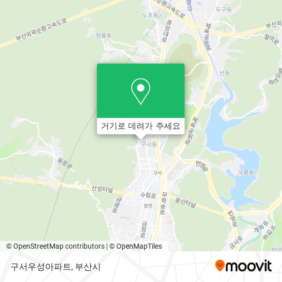 구서우성아파트 지도