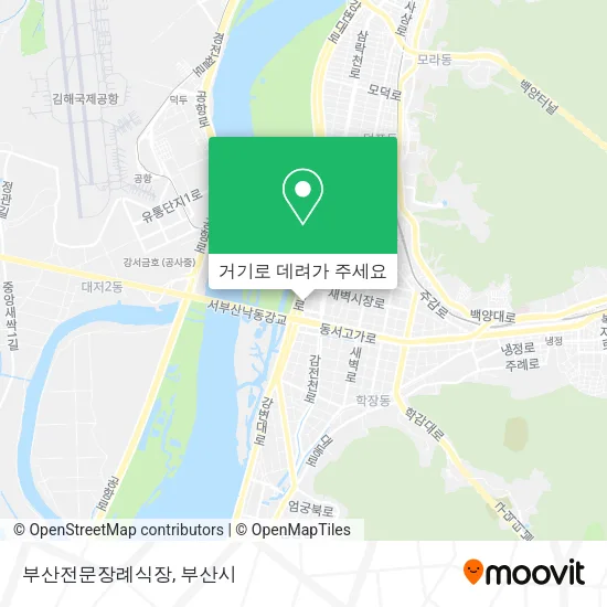 부산전문장례식장 지도
