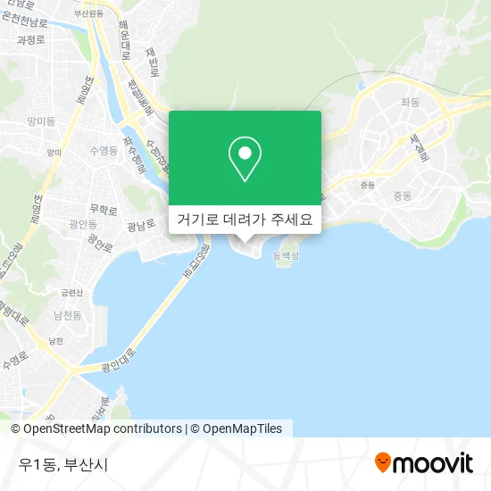 우1동 지도