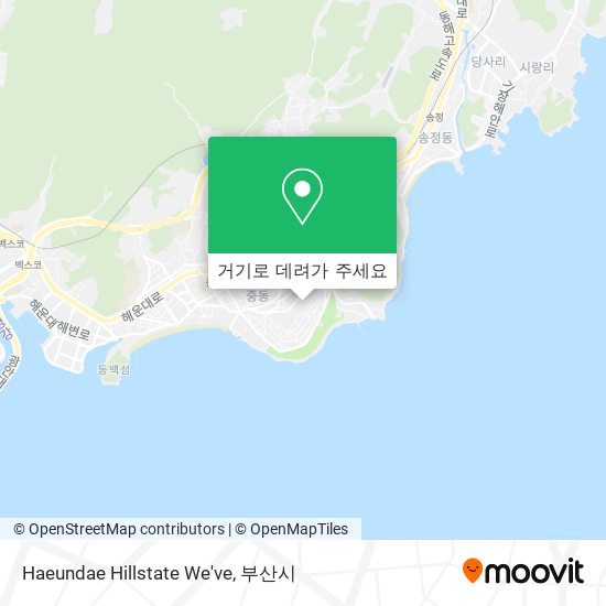 Haeundae Hillstate We've 지도