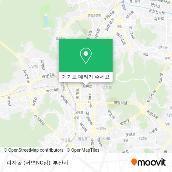 피자몰 (서면NC점) 지도