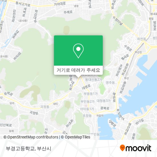부경고등학교 지도