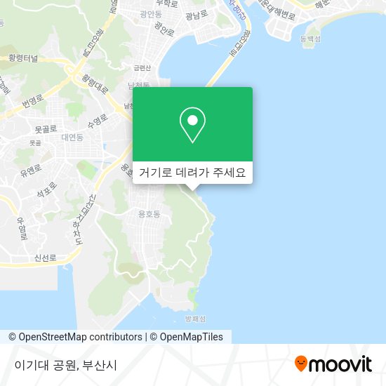 이기대 공원 지도
