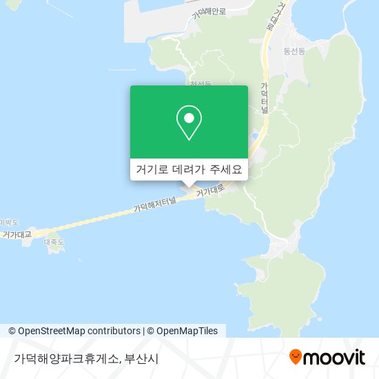 가덕해양파크휴게소 지도