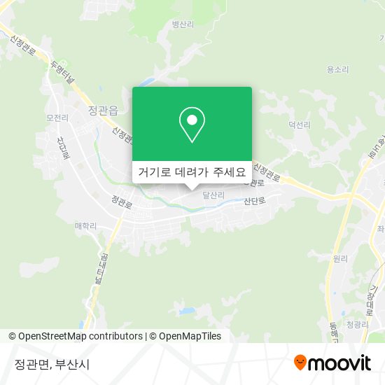 정관면 지도