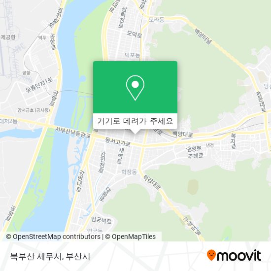 북부산 세무서 지도