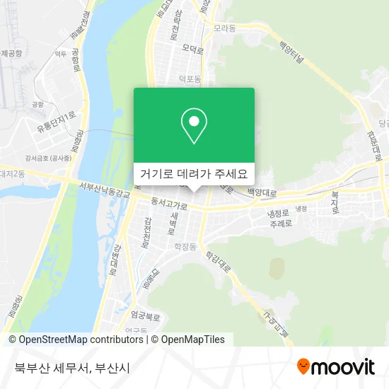 북부산 세무서 지도