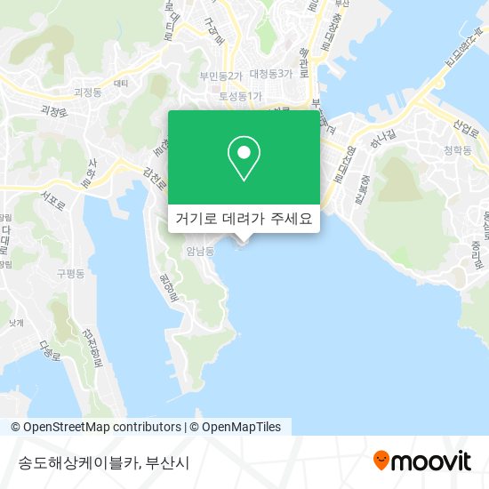 송도해상케이블카 지도