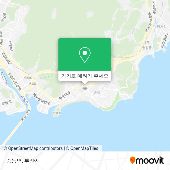 중동역 지도