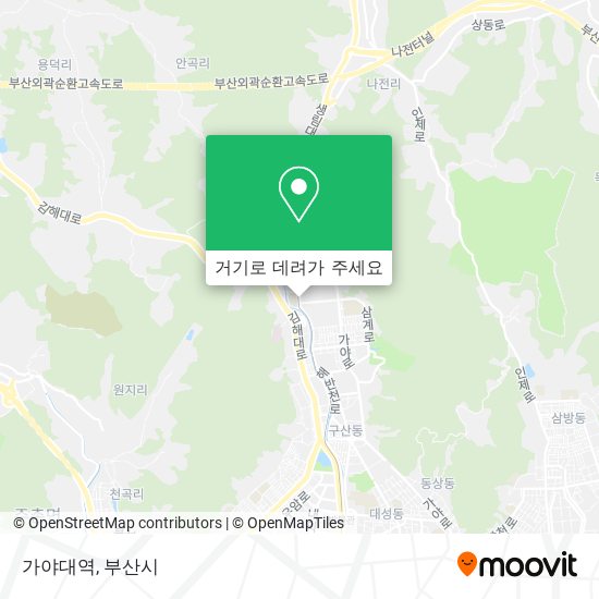 가야대역 지도