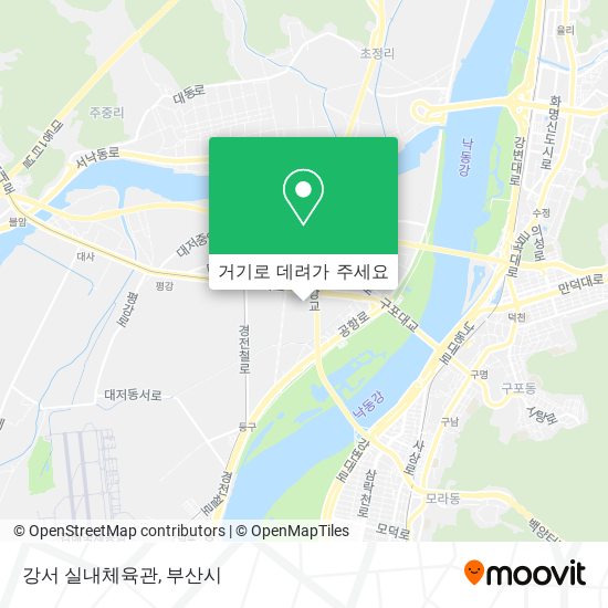 강서 실내체육관 지도