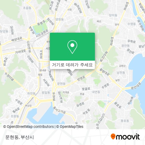 문현동 지도