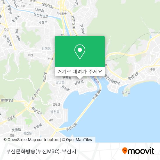 부산문화방송(부산MBC) 지도
