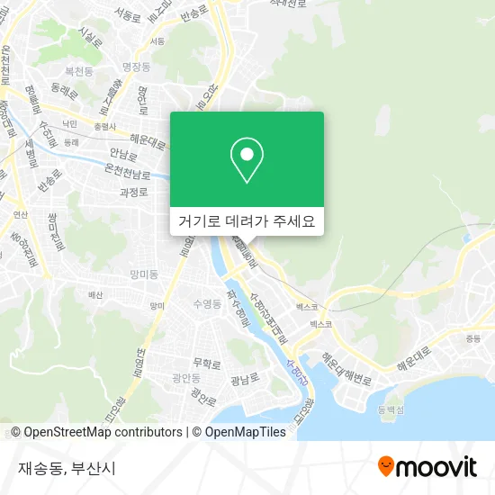 재송동 지도