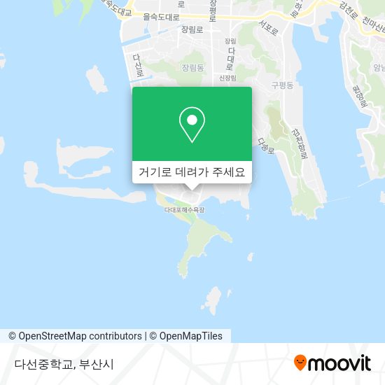 다선중학교 지도
