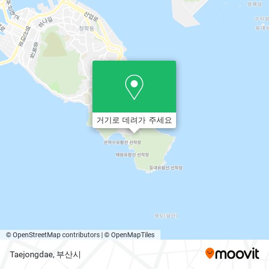 Taejongdae 지도