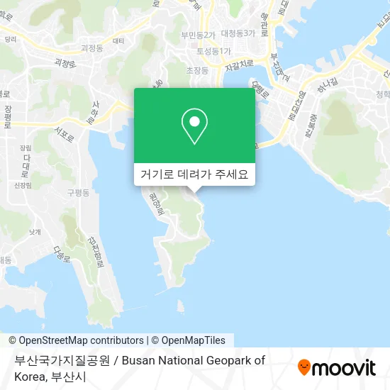 부산국가지질공원 / Busan National Geopark of Korea 지도