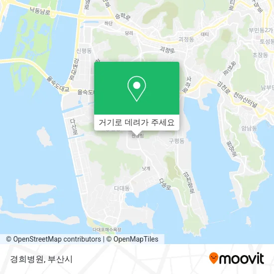 경희병원 지도