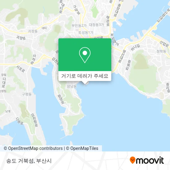 송도 거북섬 지도