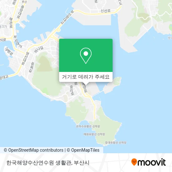 한국해양수산연수원 생활관 지도