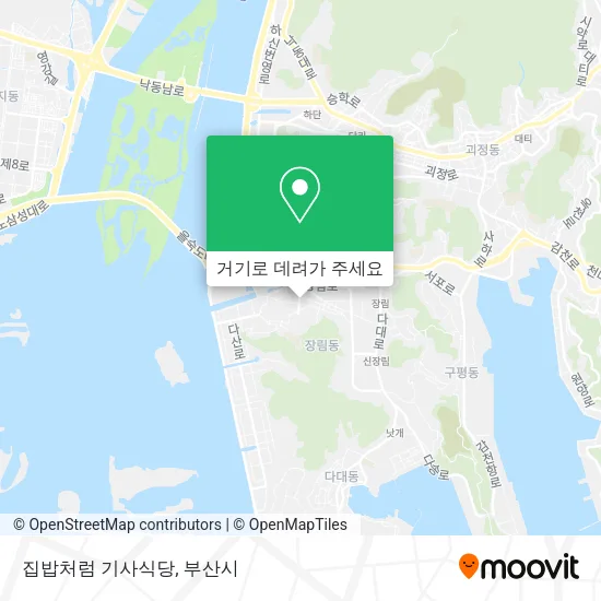 집밥처럼 기사식당 지도
