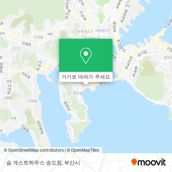 숨 게스트하우스 송도점 지도