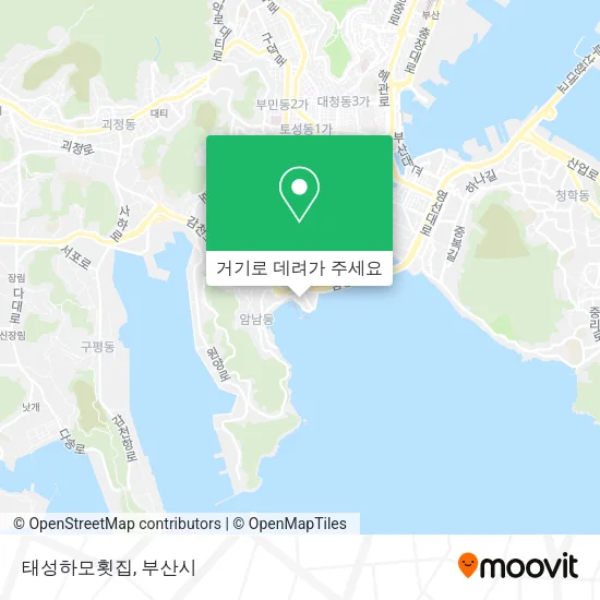 태성하모횟집 지도
