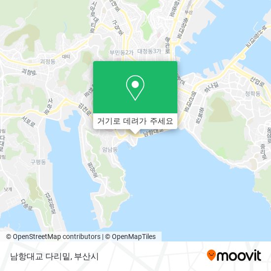 남항대교 다리밑 지도