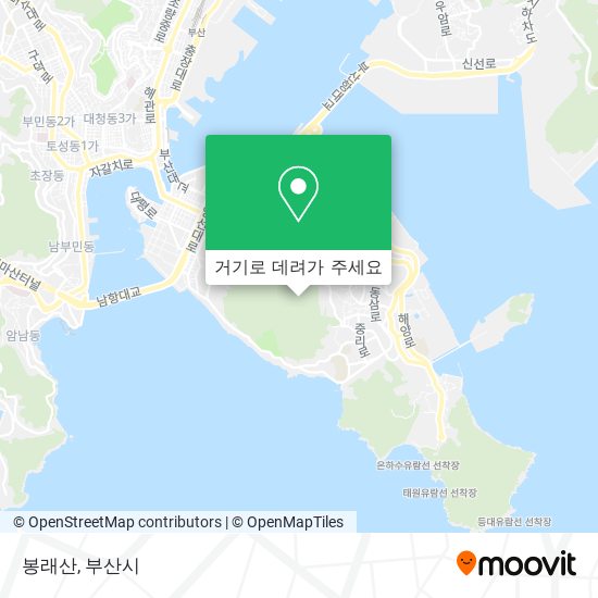 봉래산 지도