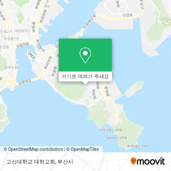 고신대학교 대학교회 지도