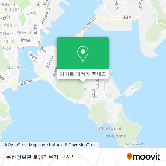 문헌정보관 로뎀라운지 지도