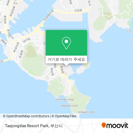 Taejongdae Resort Park 지도
