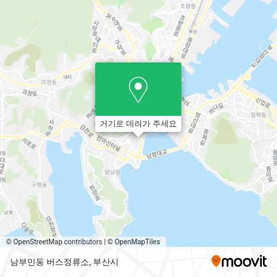 남부민동 버스정류소 지도
